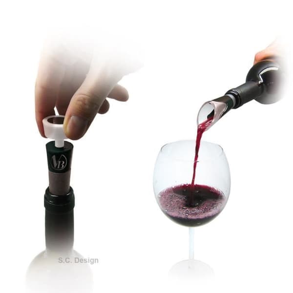 VinBouquet - Dripless Pourer + Vakuumstoppare
