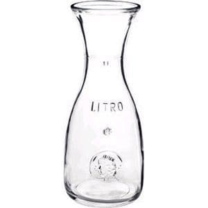 Karaf BORMIOLI - 'mått' 1 L - Glas - Kapacitet 1 L - Höjd 26,2 cm - Diameter 10,8 cm - Färg transparent