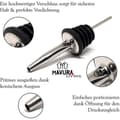 Miniatyrbild 3 av 4: MAVURA flaskhällare »MAVURALiving flaskhällarset i rostfritt stål jigger cocktails vin snaps jigger v