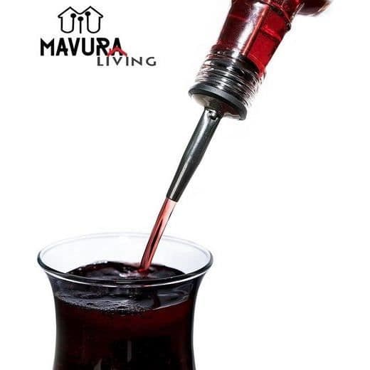 MAVURA flaskhällare »MAVURALiving flaskhällarset i rostfritt stål jigger cocktails vin snaps jigger v