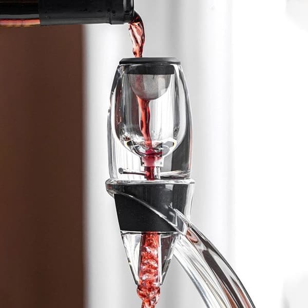 luftare kit fristående vinkaraffset omedelbar professionell vinhandlare fina vinaromer elegant design idealisk present