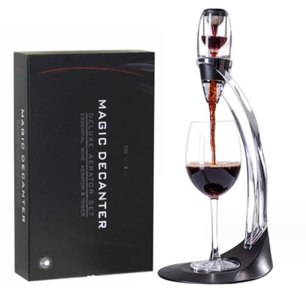 luftare kit fristående vinkaraffset omedelbar professionell vinhandlare fina vinaromer elegant design idealisk present