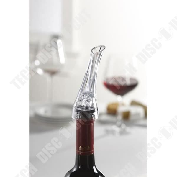 TD® Aerator Pourer - Vinkaraff - Klar och svart - Plast och vinyl