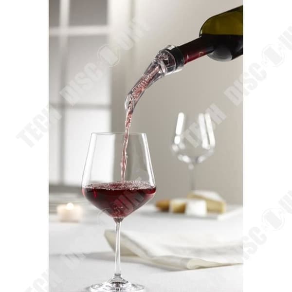 TD® Aerator Pourer - Vinkaraff - Klar och svart - Plast och vinyl