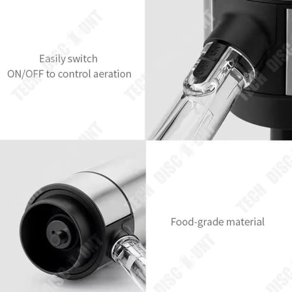TD® Multifunktionell Mini Karaff Öl Vin Vin Pump Universal Lazy Pouring Artefakt Elektrisk vinautomat