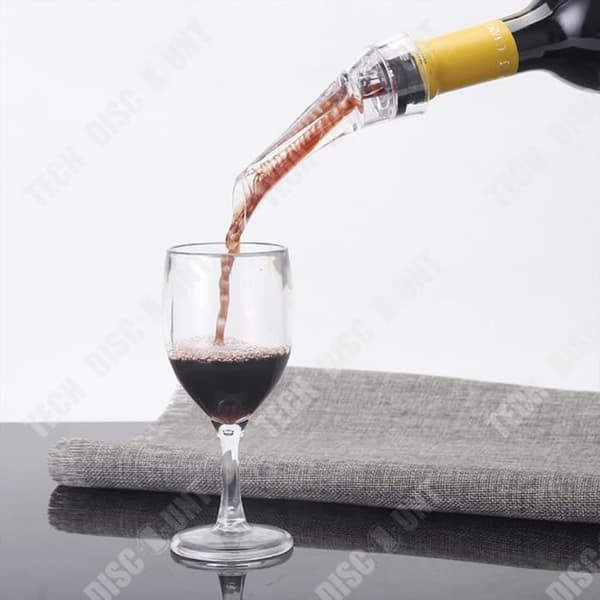 TD® Aerator Pourer / Vinkaraff/ Transparent och Svart / Plast och Vinyl/