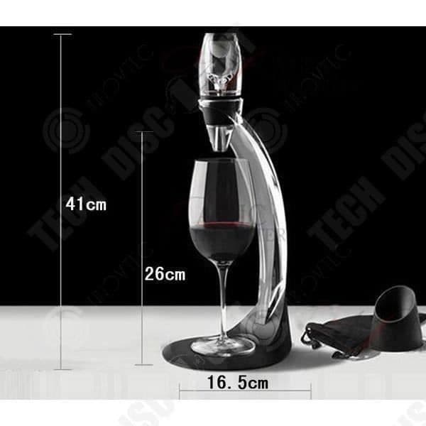 INN® luftare kit fristående vinkaraff set omedelbar professionell vinhandlare fina vinaromer elegant design present
