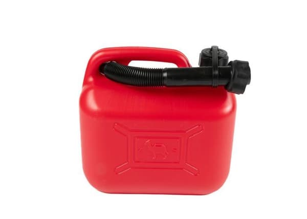 START Plastiktank för bränsle 5 L med hällpip - Lätt, säker och godkänd