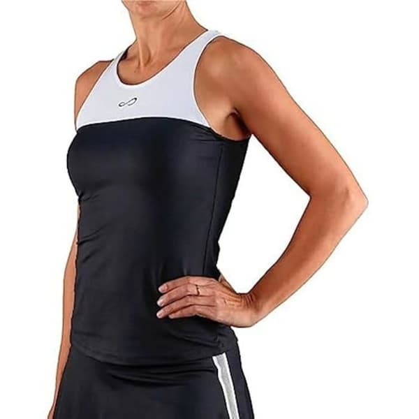 Kläder - Endless - Maglia Smanicata - Svart - Storlek M - Lux Ribbon Padel