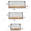 Miniatyrbild 1 av 3: TD® Iron Shelf Set om 3 Ingen stansning kombinerad förvaring Lämplig för vägg- och bordsmontering