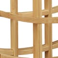 Miniatyrbild 6 av 6: Relaxdays bambu vinställ, litet 12-flaskställ, 4 våningar, fristående, HLP 42,5x30x16cm, naturligt