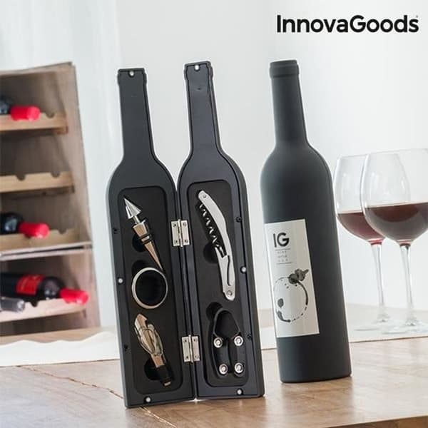 Vinlåda - InnovaGoods - Kökssommelier - 5 delar - Elegant design - Perfekt som present