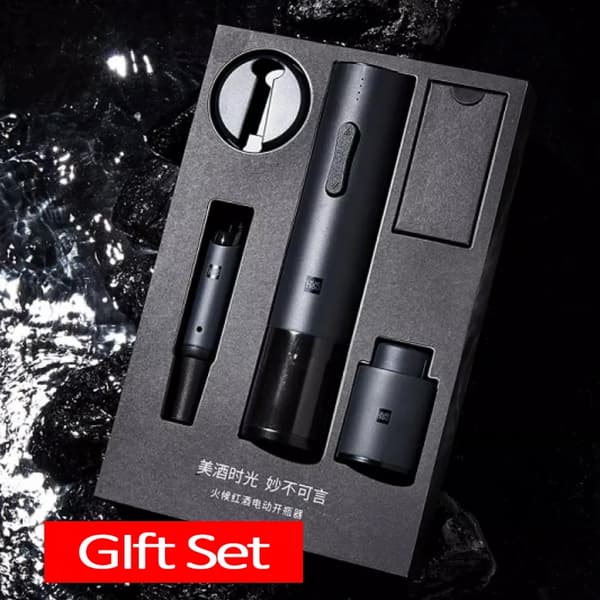 Xiaomi Automaattinen Viinipullonavaaja Setti, Ruostumattomasta Teräksestä, Mukana Folioleikkuri,Lahjasarjat