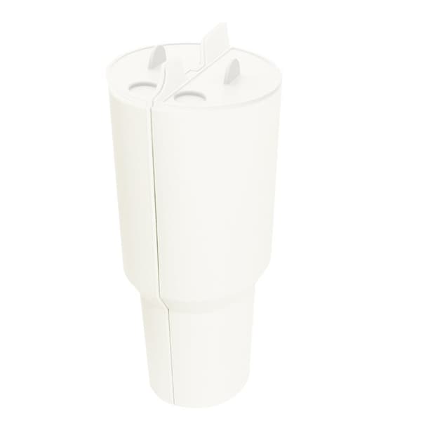 INF Silikonflaskeinnsats for 40oz Stanley (med lokk) Hvit