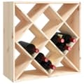 Miniatyrbilde 4 av 9: vidaXL Vinhylle 62x25x62 cm heltre furu