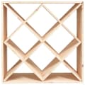 Miniatyrbilde 5 av 9: vidaXL Vinhylle 62x25x62 cm heltre furu