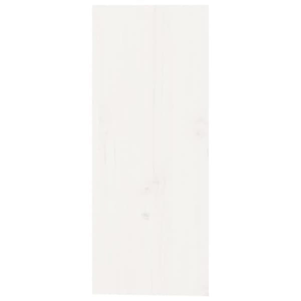 vidaXL vinreol 62x25x62 cm massivt fyrretræ hvid - Vin- & spiritusskabe