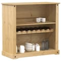 Miniatyrbild 10 av 10: vidaXL Vinskåp Corona 107,5x51x105,5 cm massiv furu