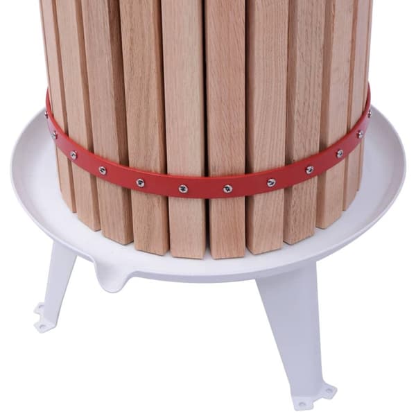 vidaXL Frukt- och vinpress set 2 delar