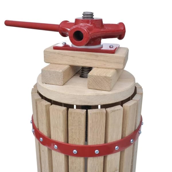 vidaXL Frukt- och vinpress set 2 delar