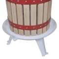 Miniatyrbild 5 av 10: vidaXL Frukt- och vinpress set 2 delar