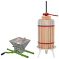 Miniatyrbilde 1 av 10: vidaXL Presse og kvernsett frukt & vin 2 deler