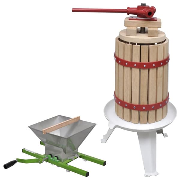 Frukt- och vinpress set 2 delar