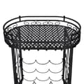 Miniatyrbillede 3 af 6: vidaXL vinreol med glasholder 9 flasker metal