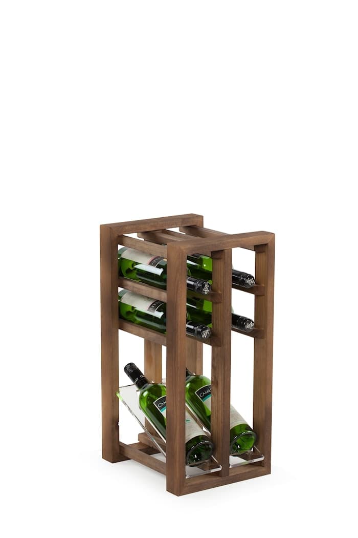 Vinställ Display Trä/Akryl