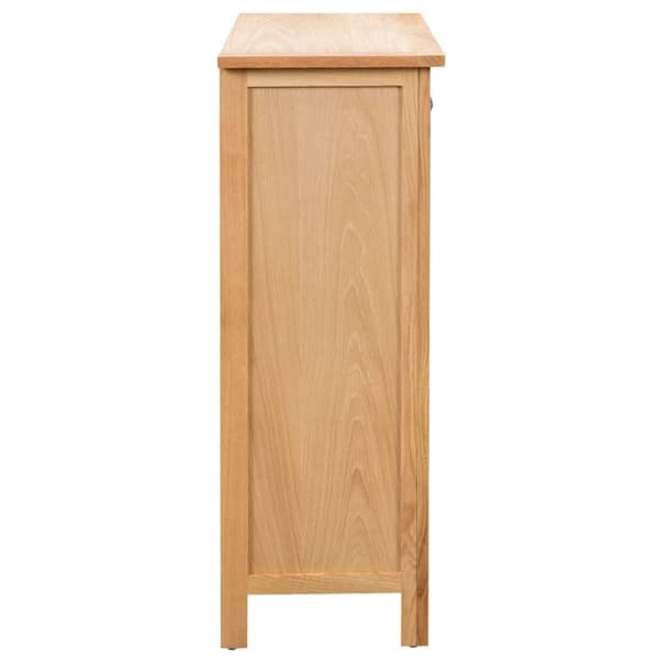 vidaXL vinskab 72x32x90 cm massivt egetræ