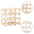 Miniatyrbilde 4 av 8: vidaXL Vinstativ for 12 flasker heltre furu