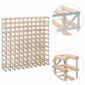 Miniatyrbilde 4 av 8: vidaXL Vinstativ for 120 flasker heltre furu
