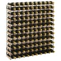 Miniatyrbilde 7 av 8: vidaXL Vinstativ for 120 flasker heltre furu