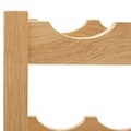 Miniatyrbilde 4 av 5: vidaXL Vinstativ for 12 flasker 47x21x36 cm heltre eik