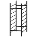Miniatyrbilde 3 av 6: vidaXL Vinstativ for 48 flasker metall svart