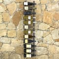 Miniatyrbilde 4 av 8: vidaXL Veggmontert vinstativ for 24 flasker svart jern