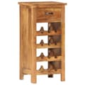 Miniatyrbilde 9 av 10: vidaXL Vinskap 40x30x80 cm heltre akasie