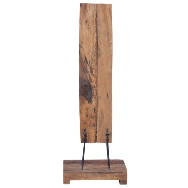 vidaXL Vinställ för 6 flaskor 35x35x100 cm massiv teak