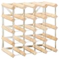 Miniatyrbilde 1 av 11: vidaXL Vinstativ for 20 flasker heltre furu