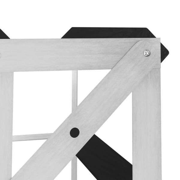 vidaXL Vinstativ for 72 flasker svart heltre furu