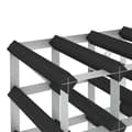 Miniatyrbilde 3 av 6: vidaXL Vinstativ for 20 flasker svart heltre furu