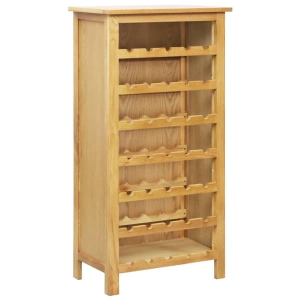 Medina Vinskab 56x32x110 cm Massivt egetræ