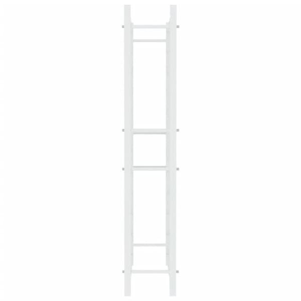 vidaXL Vinstativ for 72 flasker metall hvit