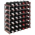 Miniatyrbilde 3 av 11: vidaXL Vinstativ for 42 flasker brun heltre furu
