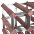 Miniatyrbilde 6 av 9: vidaXL Vinstativ for 72 flasker brun heltre furu