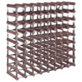Miniatyrbilde 1 av 9: vidaXL Vinstativ for 72 flasker brun heltre furu