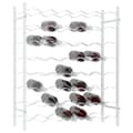 Miniatyrbilde 3 av 9: vidaXL Vinstativ for 48 flasker metall hvit