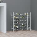 Miniatyrbilde 2 av 10: vidaXL Vinstativ for 36 flasker metall hvit