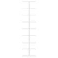 Miniatyrbilde 4 av 7: vidaXL Veggmontert vinstativ for 9 flasker hvit jern