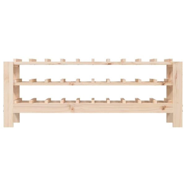 vidaXL Vinstativ 109,5x30x42 cm heltre furu
